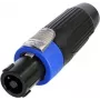 Neutrik Cable Connector, Black, 4 Pole (NLT4FXX-BAG)