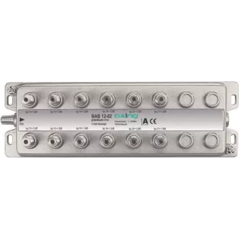 axing BAB 12-02 - Kabelsplitter - 5 - 1006 MHz - Stainless Steel - A - F - 245 mm