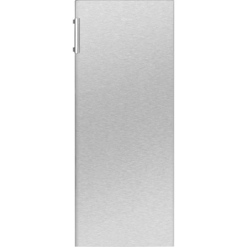 Freestanding refrigerator BOMANN VS 7316 IX, 242 L, stainless steel, E class, 5 glass shelves