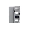 ALL-S0002115, Cable management panel, grey, 22U, 48.3 cm 19 inch, 960 mm