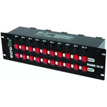 Power distribution board EUROLITE Board 10‑ST with 10 grounded outlets (Schutzkontakt)
