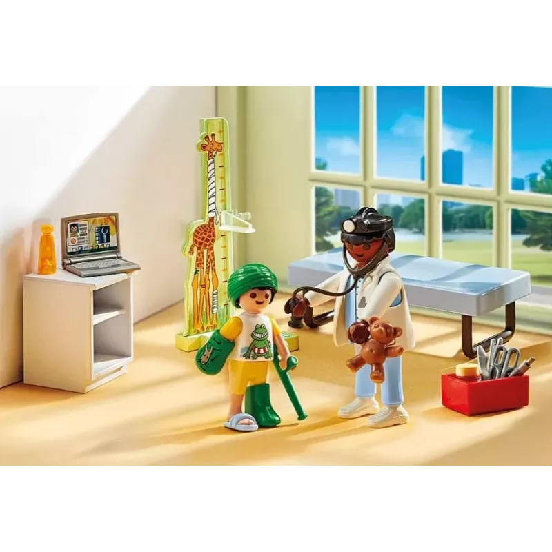 Figures set Action Heroes 71619 Pediatrician with teddy bear