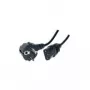 Power Cable Type F ShiverPeaks C13 1.8m Black