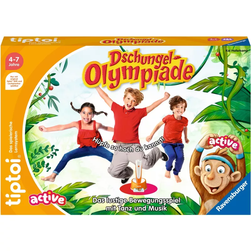 tiptoi ACTIVE Dschungel-Olympiade, Board Game