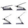 Laptop stand MEDIA-TECH MT2661 — adjustable height, foldable aluminium design for up to 17 inch notebooks