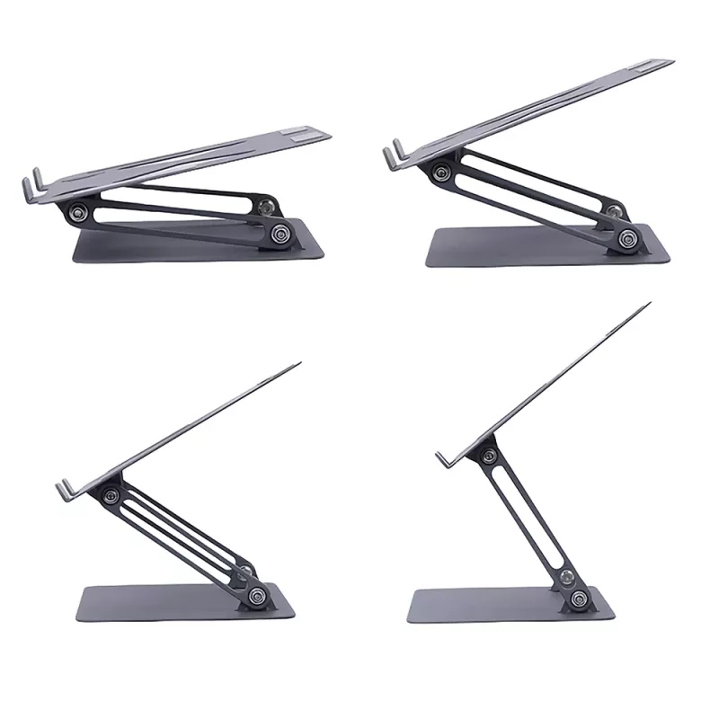 Laptop stand MEDIA-TECH MT2661 — adjustable height, foldable aluminium design for up to 17 inch notebooks