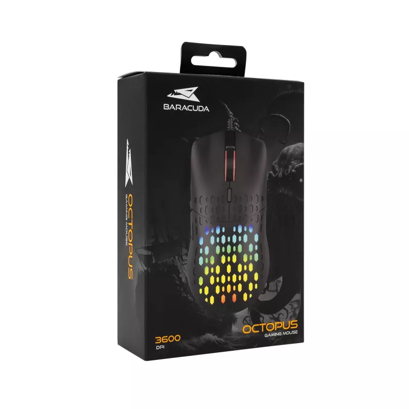 Mouse Baracuda BGM-021 OCTOPUS Black USB