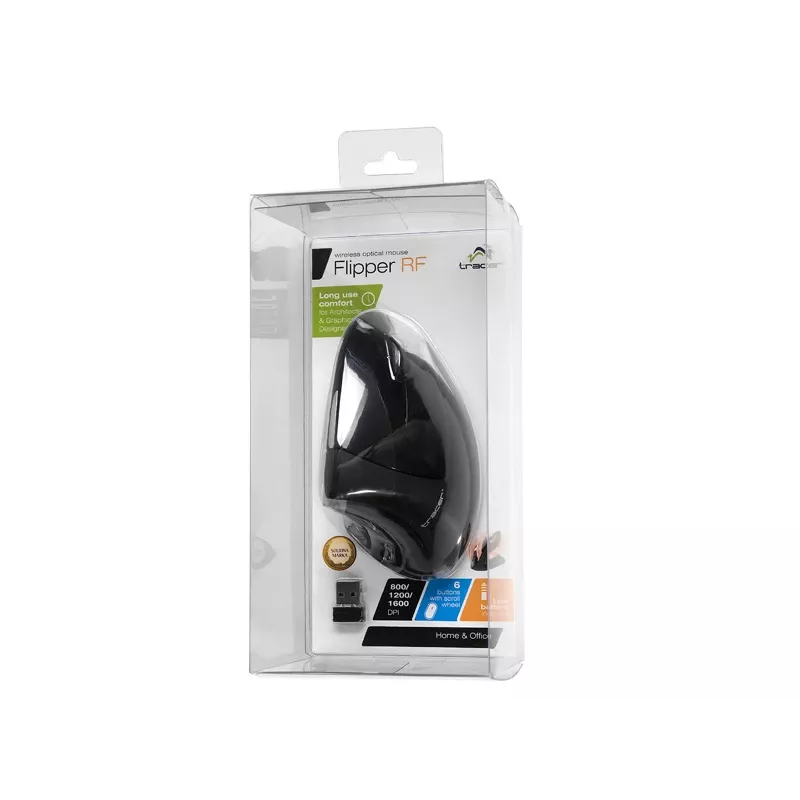 Tracer Flipper mouse Right-hand RF Wireless Optical 1600 DPI