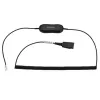Jabra GN1218 AC 2m Coiled, Cable, Black