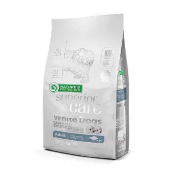 Dry dog food nature’s protection Superior Care White Dogs Grain Free Adult Small Fish 1.5 kg
