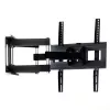 Wall TV mount ART AR-80 Black for 32 inch–65 inch TVs, VESA 400x400, max load 75 kg