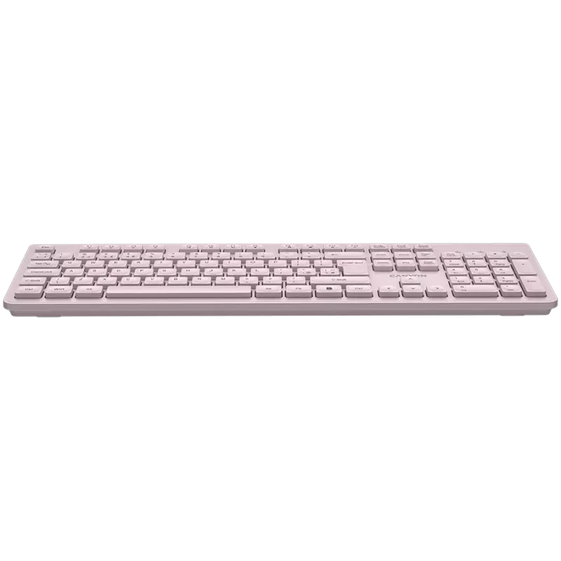 Wireless keyboard CANYON HKB-W01 — UK/US layout, beige, AAA battery powered