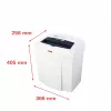 Paper shredder HSM SECURIO C14 Strip shredding 22.6 cm White