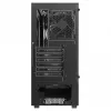 PC Case SAVIO Noctis Flow — Cube Mini‑ITX/Micro‑ATX/ATX, 3x120mm front, 1x120mm rear, 2x3.5 inch + 3x2.5 inch bays, tempered glass