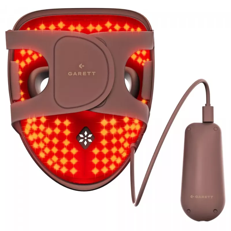 Garett Beauty Skin Ritual Face & Neck LED mask, brown