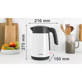 Bosch TWK7L461 electric kettle 1.7 L 2400 W White