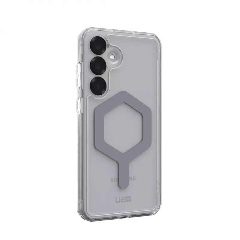 Urban Armor Gear Plyo Pro mobile phone case 17 cm (6.7) Cover Silver, Transparent