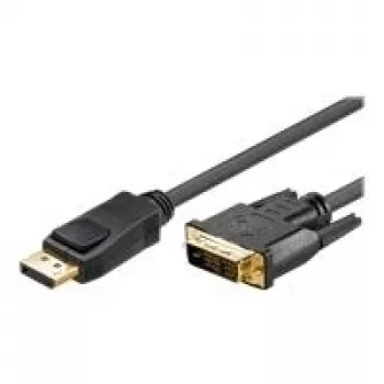 Goobay 3m DP/DVI DisplayPort Cable Gold Plated Connectors