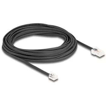DeLOCK Telephone Cable RJ45 plug to RJ11 plug black 10 m