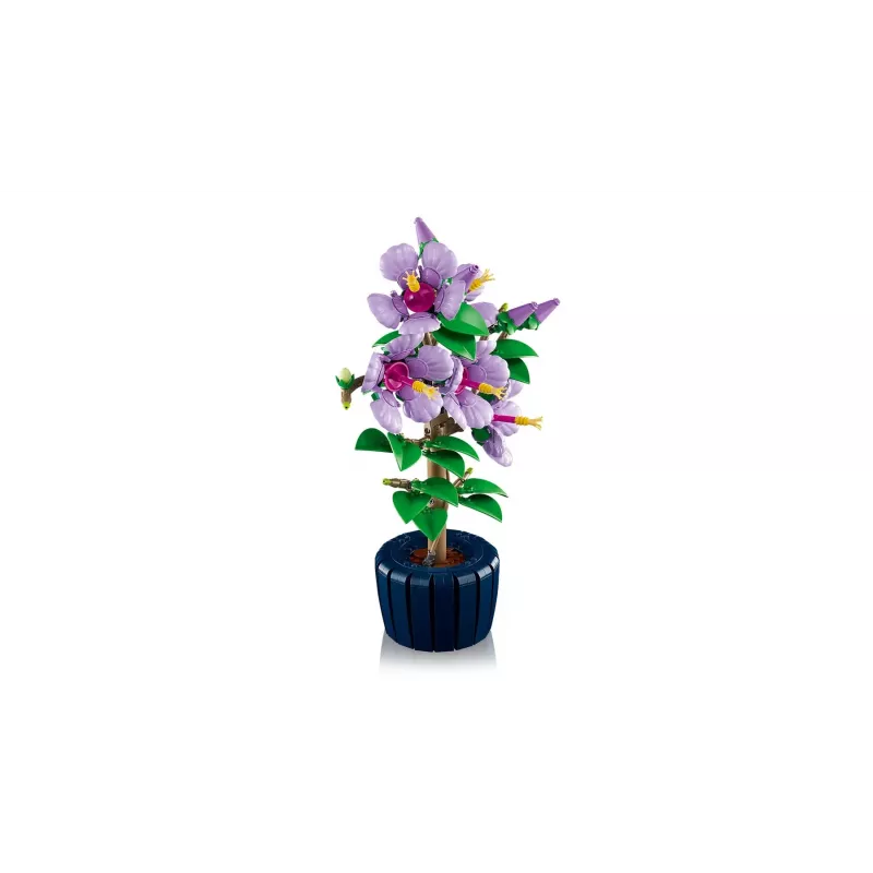 LEGO botanical build set Hibiscus Flower 10372 – 660 pieces, display model, 250×360×130 mm