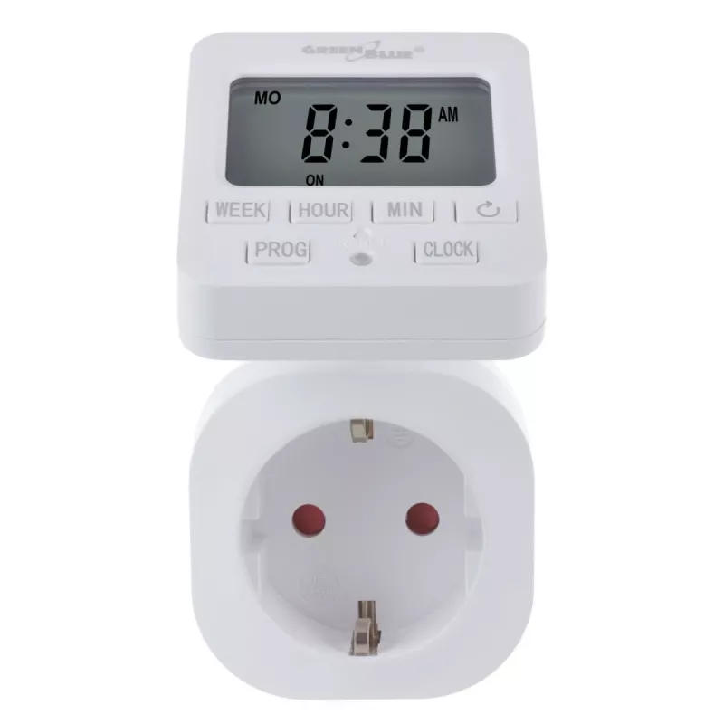 Digital Timer GB605 E GreenBlue 16A IP20