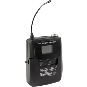 Wireless microphone Omnitronic UHF-300 beltpack transmitter 823–832 / 863–865 MHz