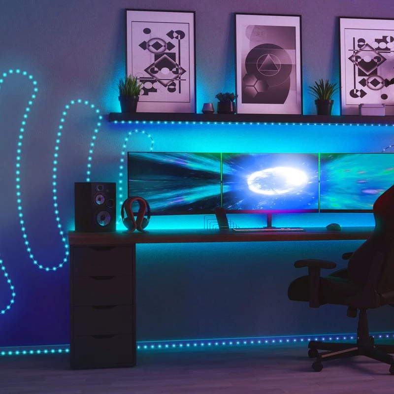 LED garland Twinkly TWD200STP-TEU multicolour indoor strip, 5 cm spacing, IP20, transparent cable