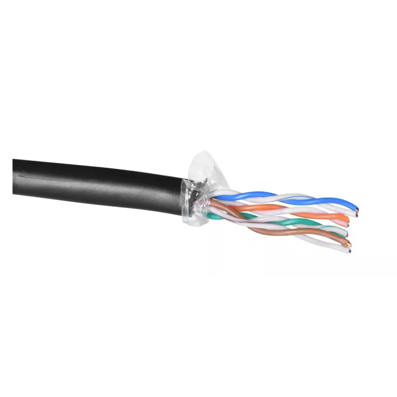 Alantec KIU5OUTS305Q Network Cable Black 305 M Cat5e U/UTP (UTP) (KIU5OUTS305Q)