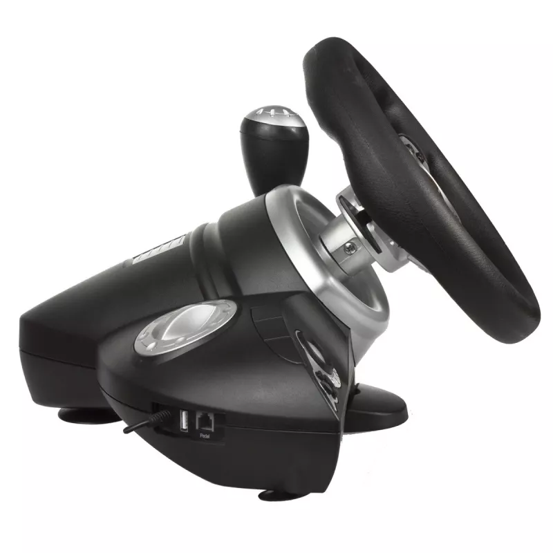 Steering wheel nano rs RS700 wired USB 270° rotation, 10 buttons, pedals, vibration, 1.8 m cable