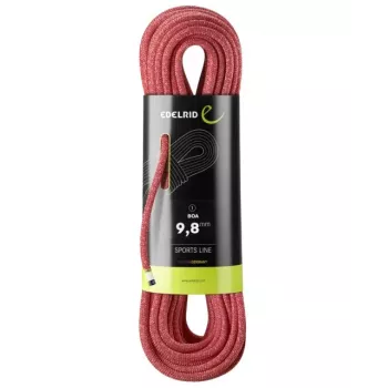 Climbing Rope Edelrid 710790802000 Red 80000 mm 9.8 mm Polyamide