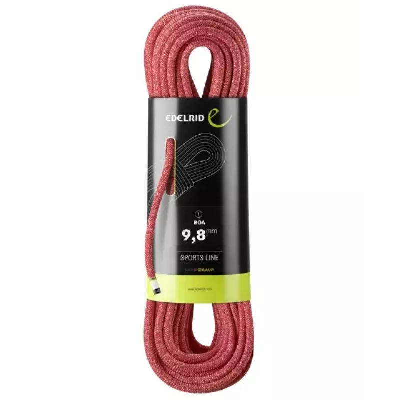 Climbing Rope Edelrid 710790802000 Red 80000 mm 9.8 mm Polyamide