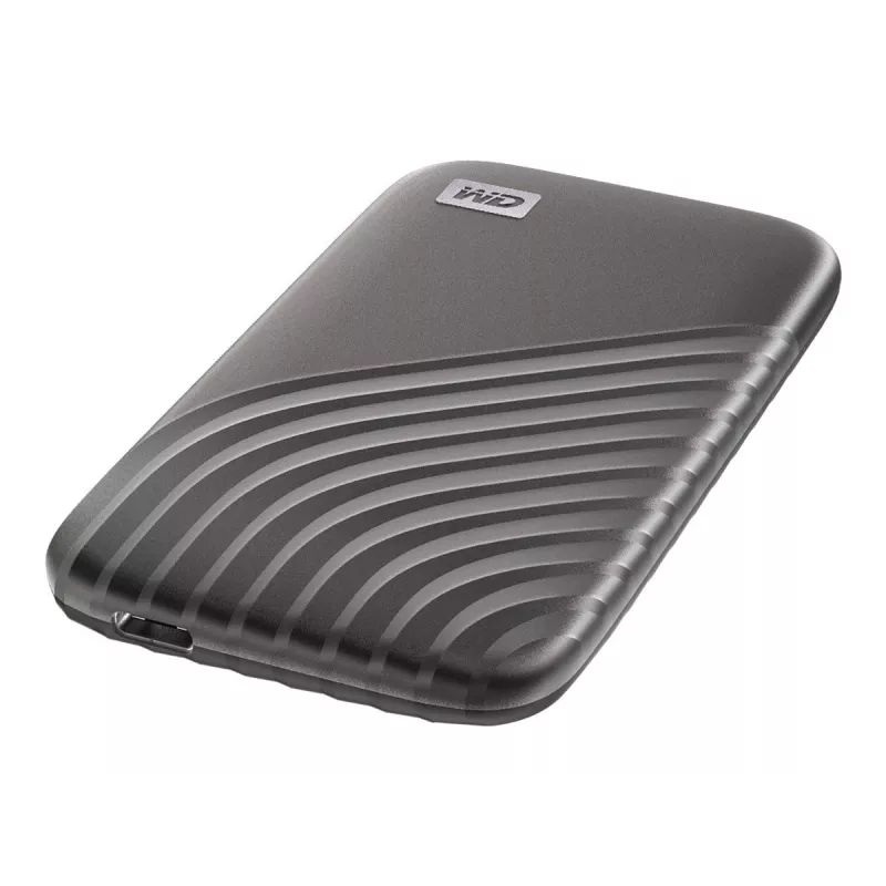 External SSD | WESTERN DIGITAL | My Passport | 1TB | USB-C | Write speed 1000 MBytes/sec | Read speed 1050 MBytes/sec | WDBAGF0010BGY-WESN