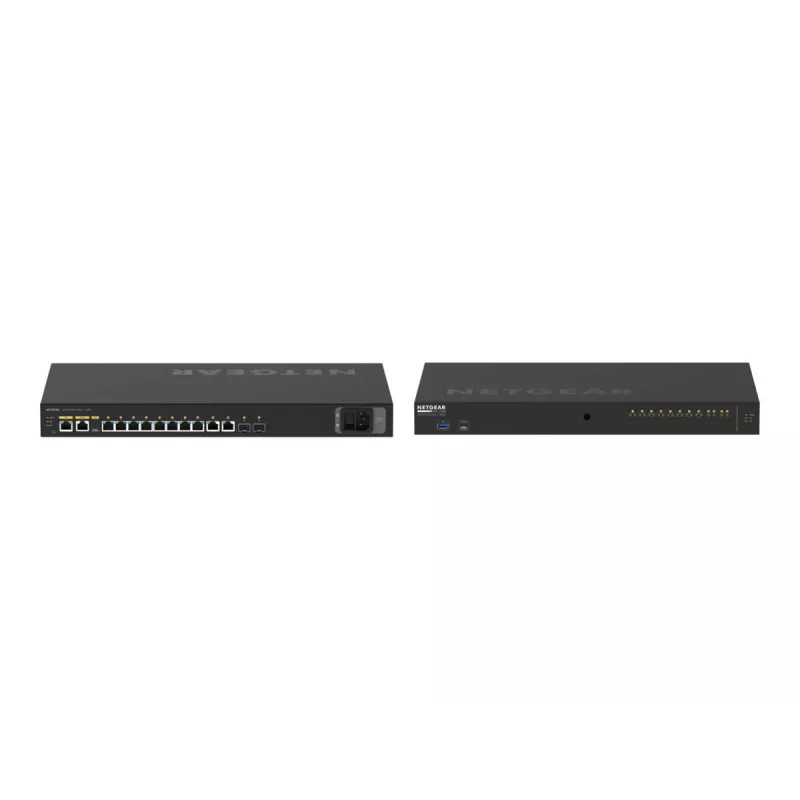 NETGEAR M4250-10G2XF-PoE++ Managed L2/L3 Gigabit Ethernet (10/100/1000) Power over Ethernet (PoE) 1U Black