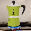 Bialetti Rainbow Moka pot Black, Green