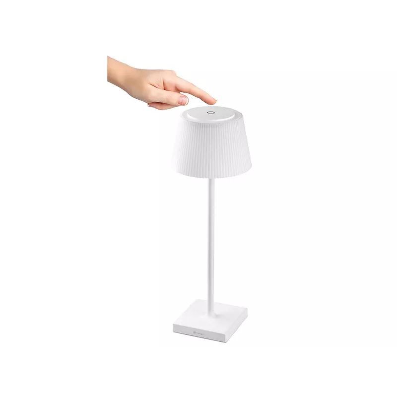 Table lamp TRACER Pluto White TRAOSW47233 LED adjustable brightness, white finish