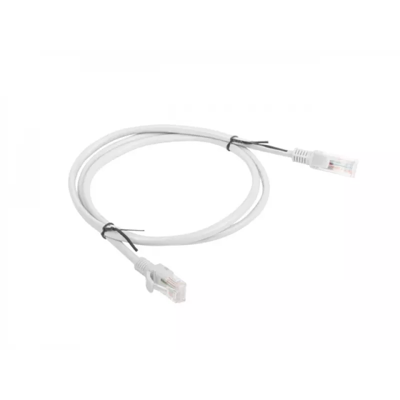 LANBERG Cat6 U/UTP RJ-45 networking cable PCU6-10CC-0100-S, 1 m, grey