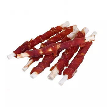 Dog treats PETITTO Duck Kebab 500 g — duck-flavored soft training bites, 64% protein, 3% fat, gluten- and sugar-free