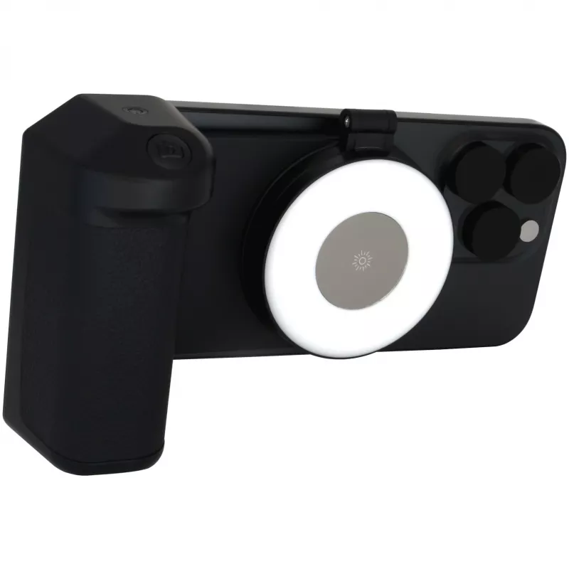 Selfie light RealPower Selfie MagFree LED Black White ABS PU
