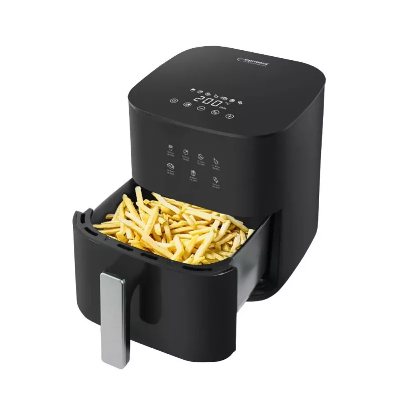 Hot-air fryer ESPERANZA EKA002 — countertop 3.5 L, 1350 W, touch control, 7 programs, removable tray