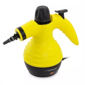 Portable steam cleaner ESPERANZA EHS001 — 0.35 L, 900 W, 3 bar, 115°C, 40 g/min, includes floor/upholstery/brush nozzles