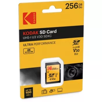 Memory Card Kodak 256GB UHS-I U3 V30 Ultra EKMSD256GXC10HPRK