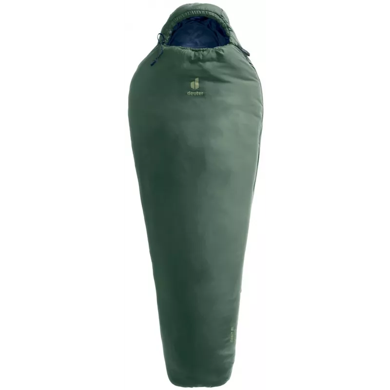 Mummy Sleeping Bag DEUTER Orbit SL +5°C / 41°F — 750 mm width, 480 mm depth, Ripstop PES, Green