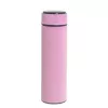 Thermal Flask Adler AD 4506P stainless steel with silicone sleeve, pink, vacuum insulated