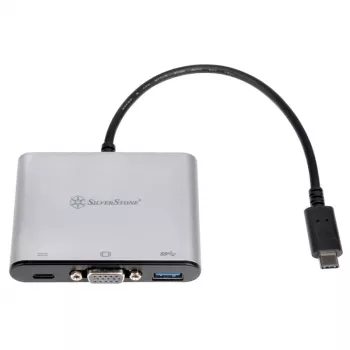 External video adapter SILVERSTONE CH7517 USB-C to VGA (Chrontel CH7517) external display connection