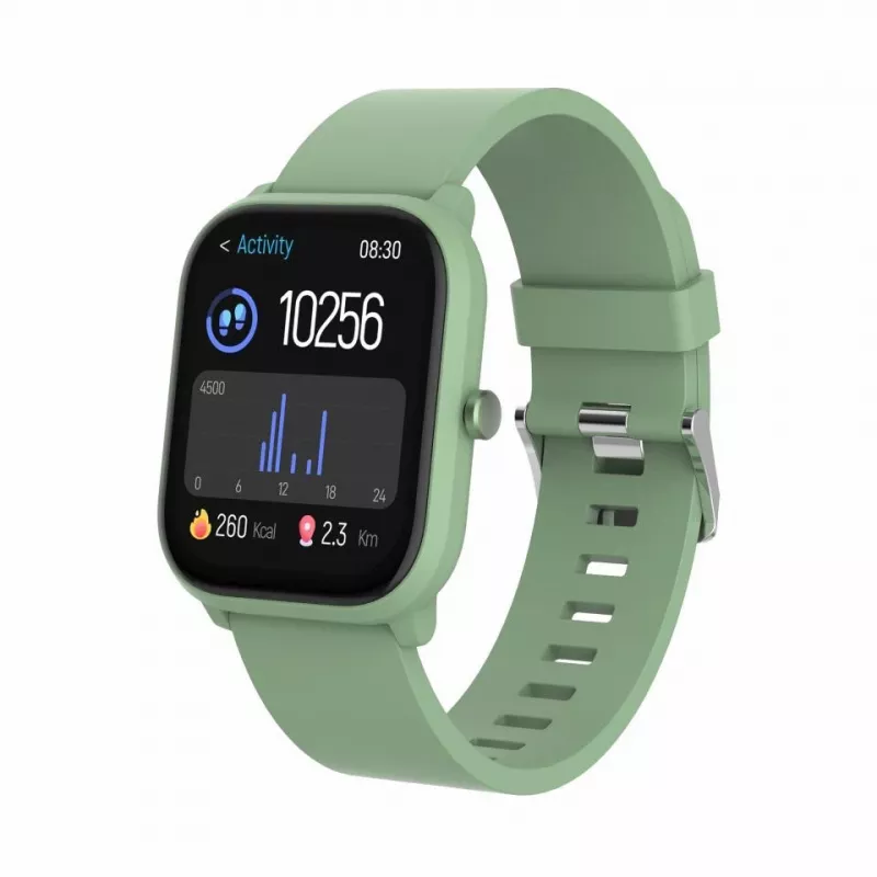 Smartwatch DENVER SWK-120GN with fitness tracking and notification support, green