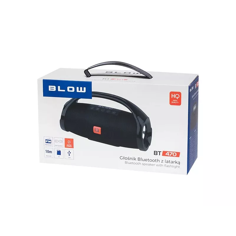 BLOW BT470 Stereo portable speaker Black