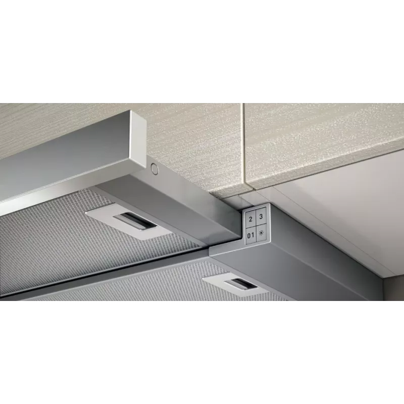 Elica ELITE14 LUX GRIX/A/60 Built-under Silver, Stainless steel 336 m³/h