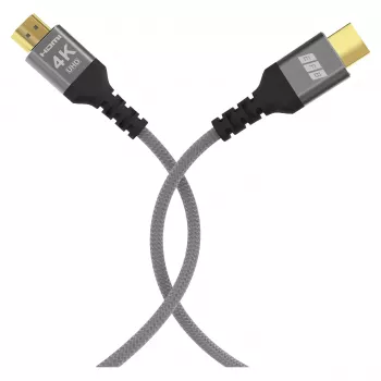 EFB Elektronik HDMI Cable High-Speed m. Ethernet 4K60Hz Grey - Cable - Digital/Display/Video (HDMI-20-00004)