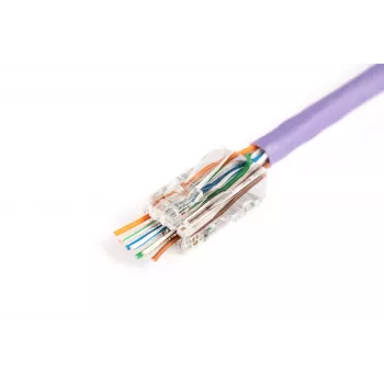 RJ45 Wire Connector Digitus X-ML-6U-EZ Transparent Male 100 pcs