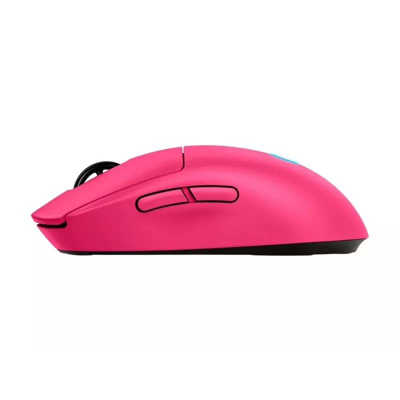Logitech G PRO 2 - Mouse - Gaming - right- and left-handed - optical - 8 Buttons - Wireless, Wired - 2,4 GHz, USB - USB Logitech LIGHTSPEED Receiver - pink (910-007310)